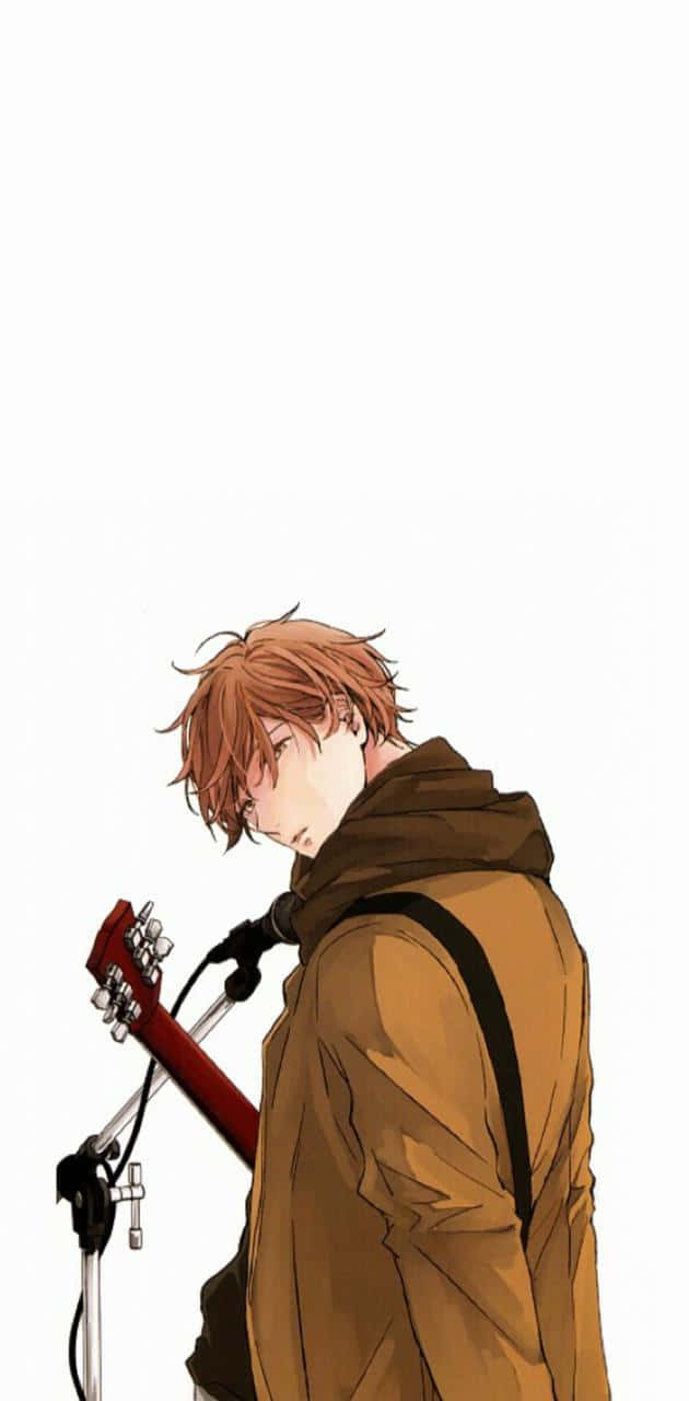 630x1280 Download Given Anime Mafuyu Satou With Guitar Wallpaper
