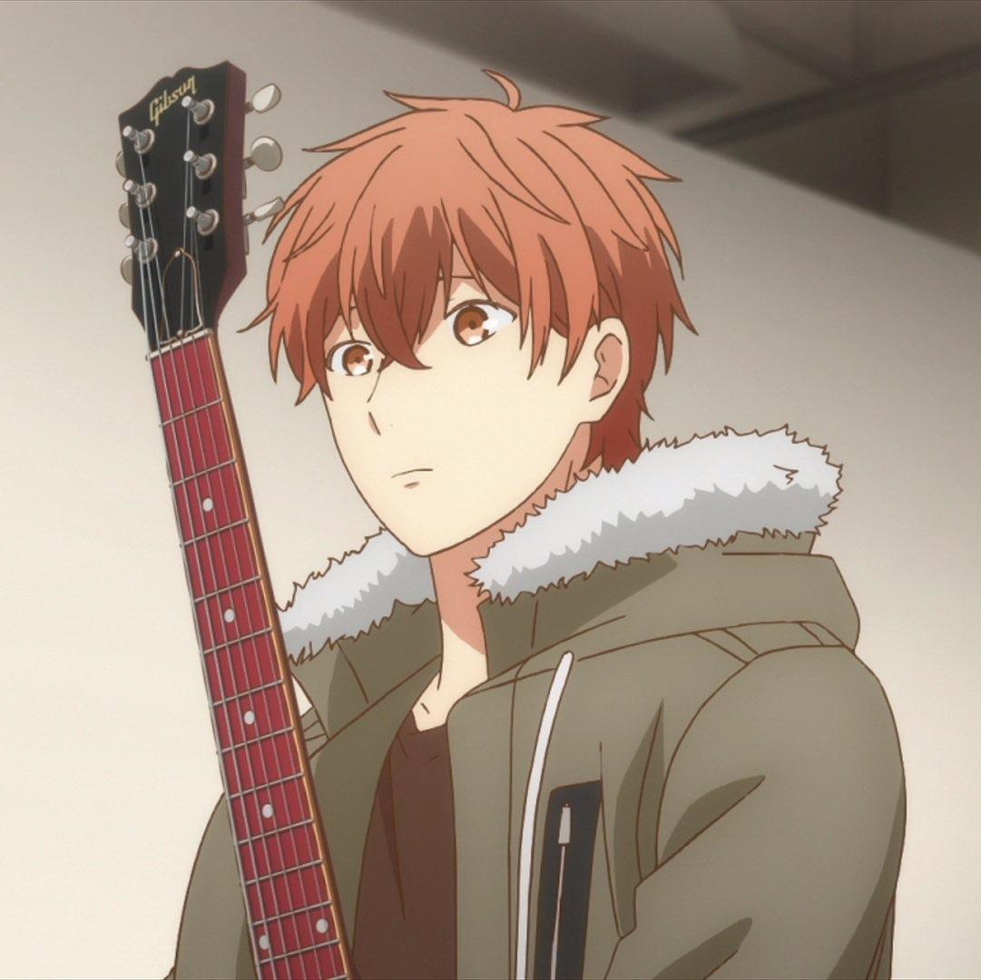 1081x1080 Monday morning Mafuyu with the guitar