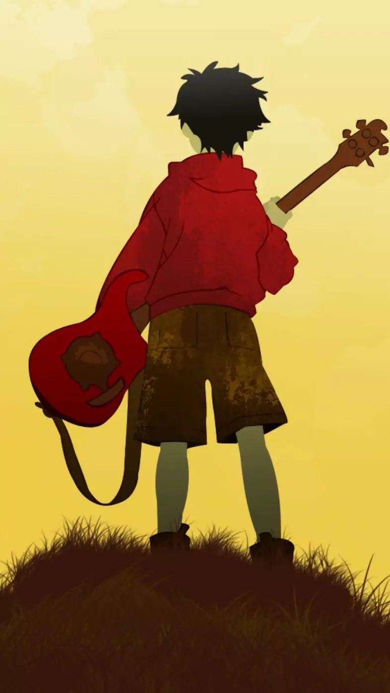 786x1397 Anime Guitar Mobile Wallpaper HD 4K