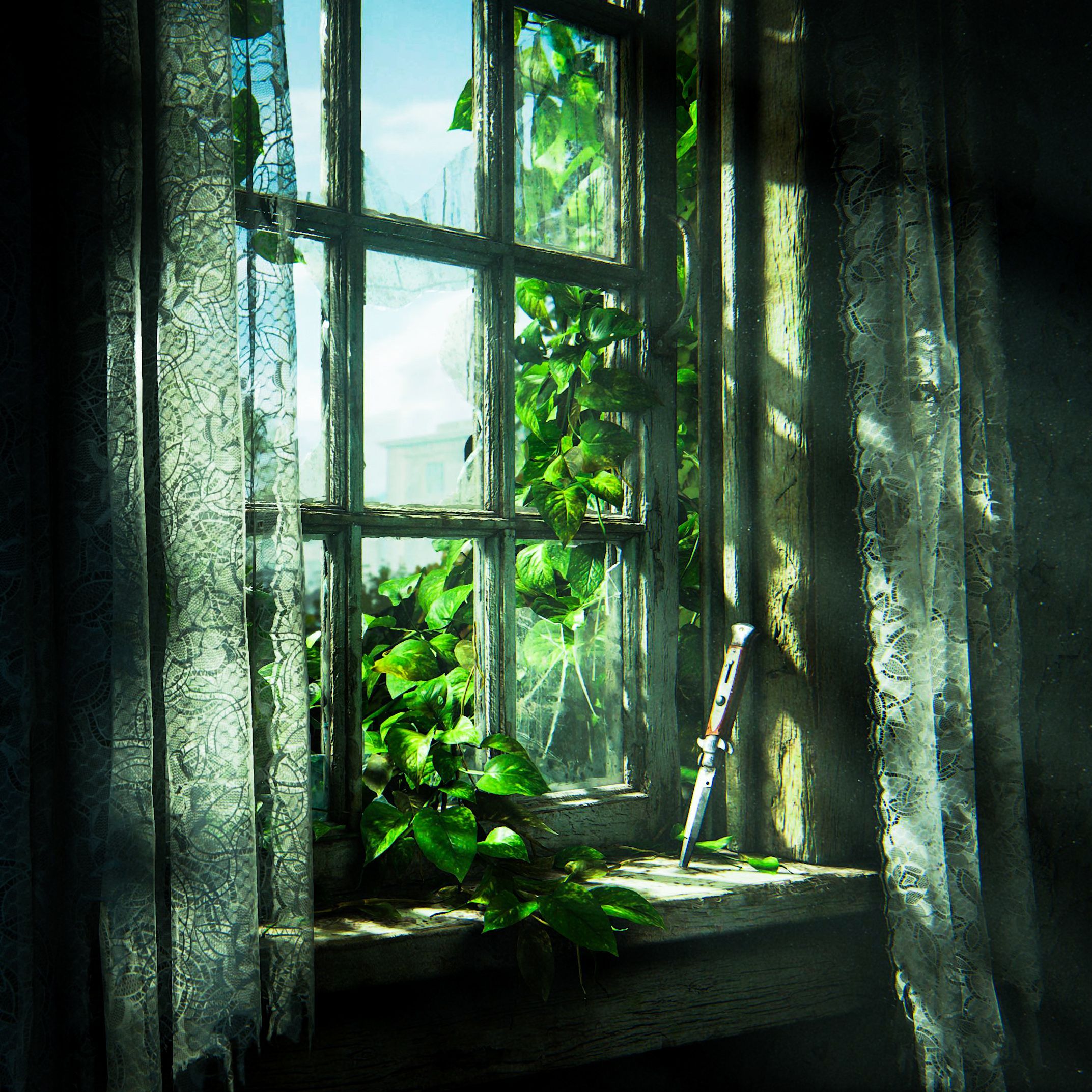 2145x2146 Discover 11 art and the last of us window tattoo ideas. tlou window tattoo, the last of us window, basic mushroom drawing and more