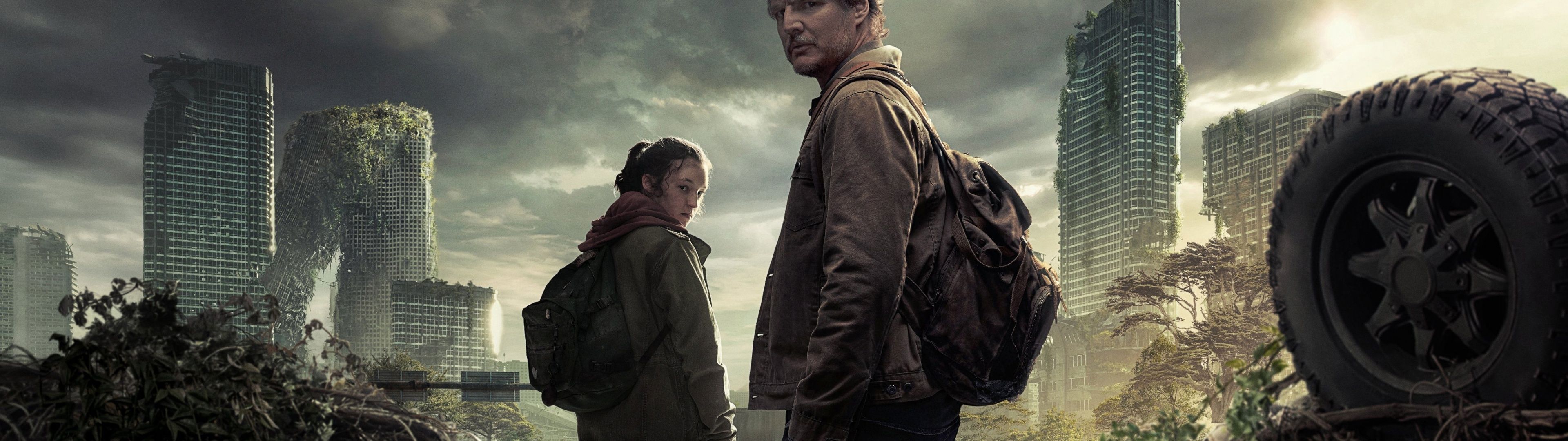 3840x1080 The Last of Us Wallpaper 4K, 2023 Series, Pedro Pascal as Joel