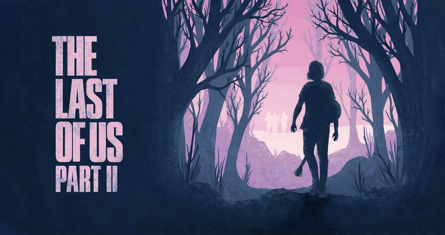 1445x763 Poster Last Of Us Part II Video Game Poster Survival Adventure Wall Decor Post Apocalyptic Action Gaming Wall Print