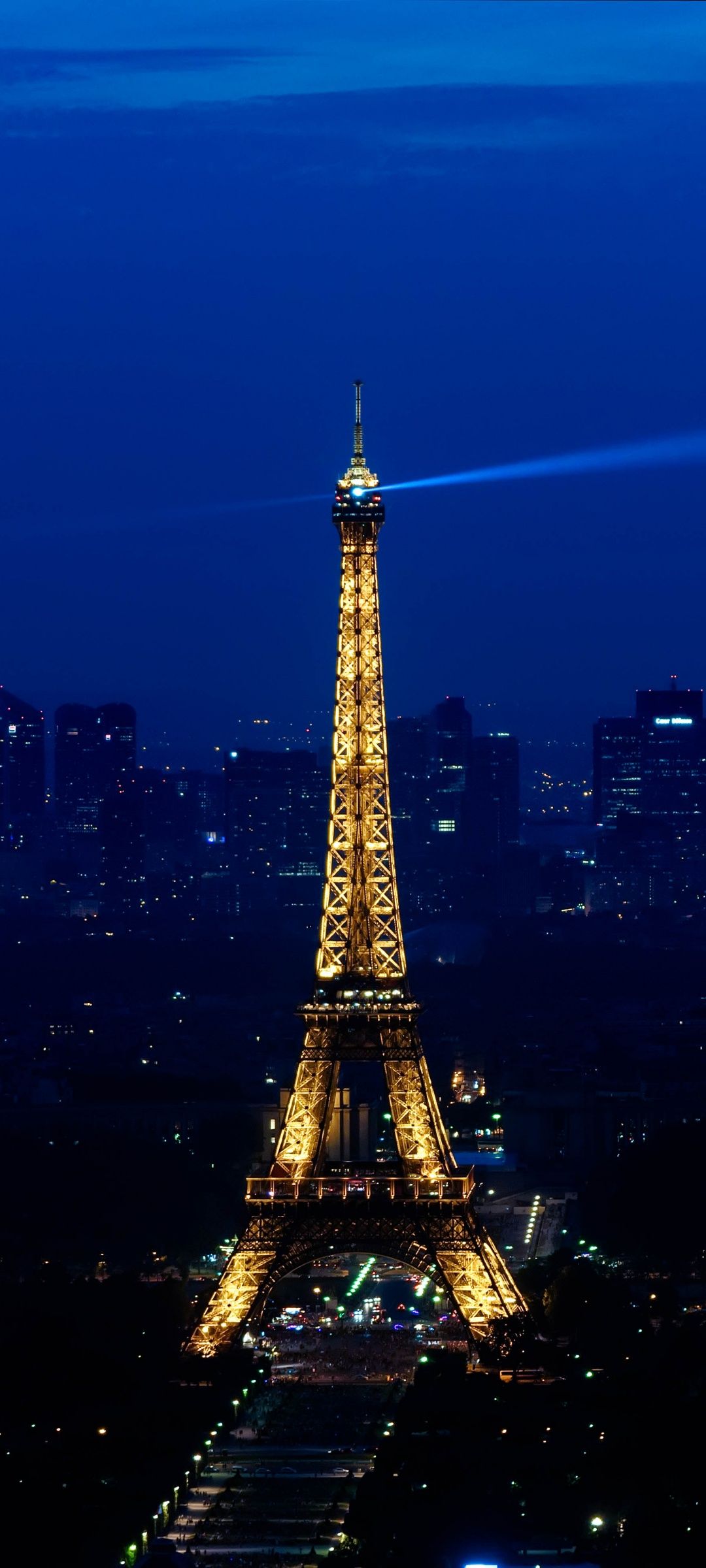 1080x2400 Eiffel Tower Wallpaper 4K, 5K, Night, Cityscape, Lighting