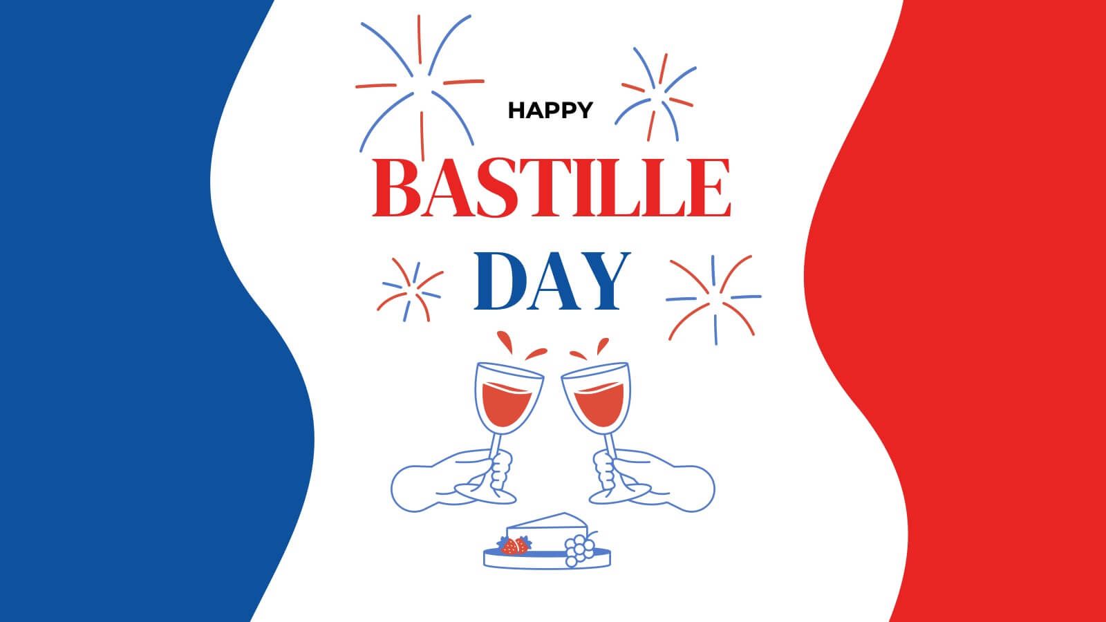 1600x900 Bastille Day Powerpoint Template and Google Slides Theme