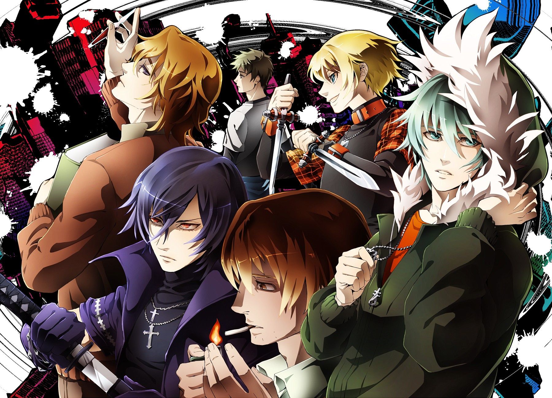 1800x1300 Togainu no Chi (Blood Of The Reprimanded Dog) Wallpaper by Nitro CHiRAL Anime Image Board