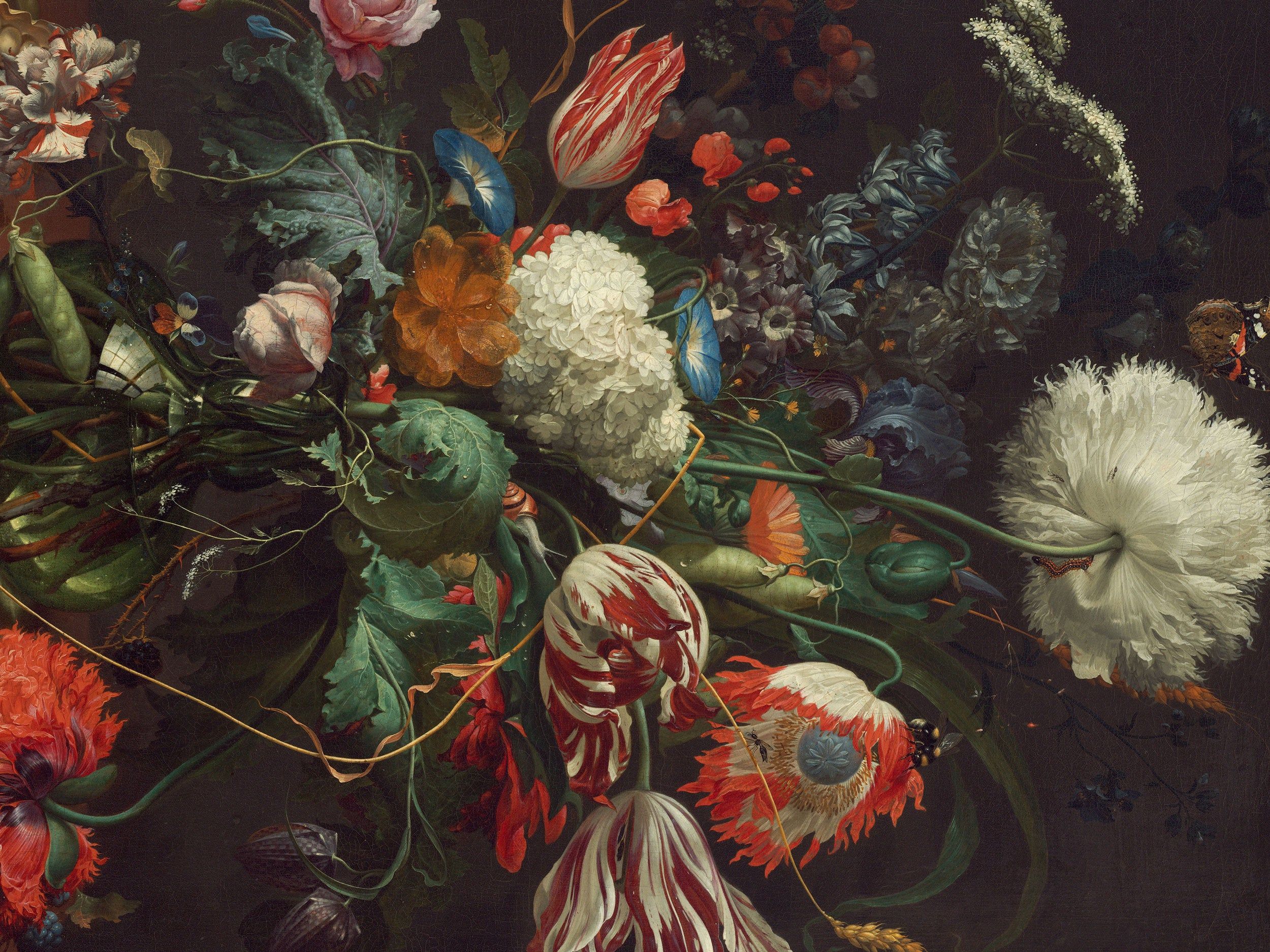 2500x1875 Vintage Still Floral 2 Wallpaper Mural