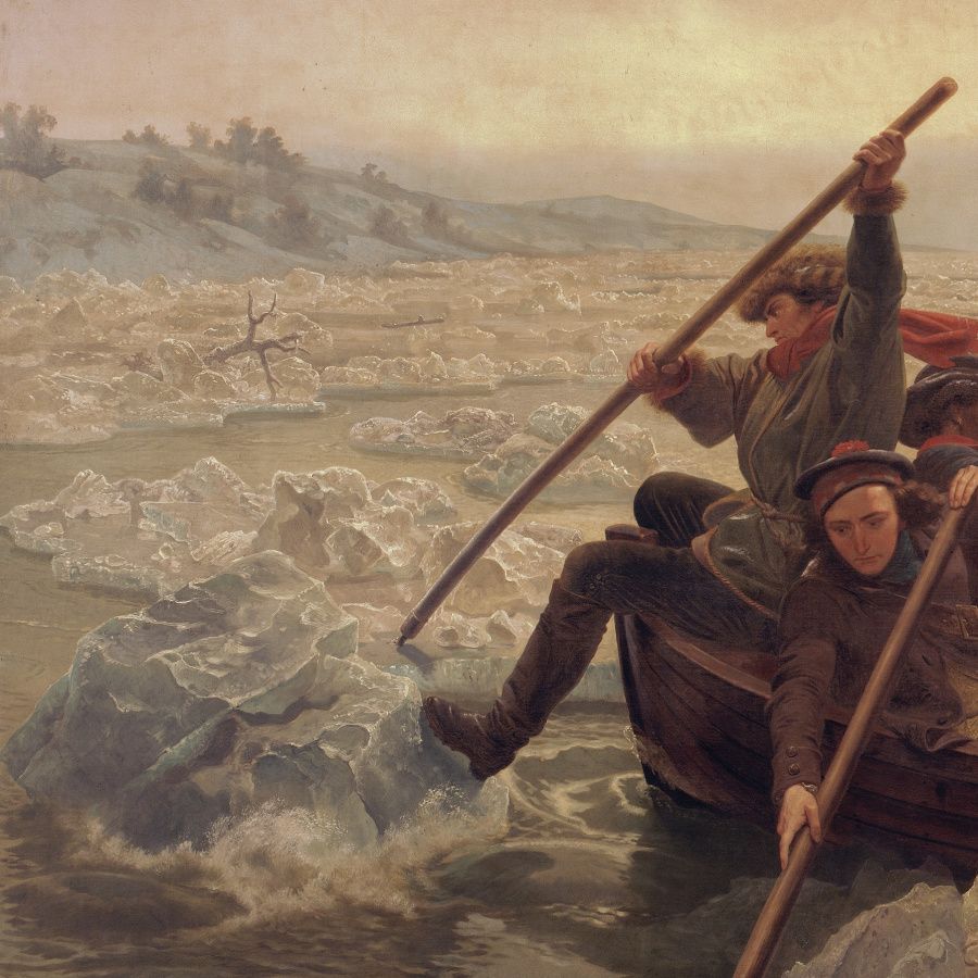 900x900 The Deeper Meaning of 'Washington Crossing the Delaware'