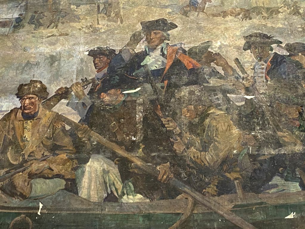 1024x768 Restoring the (other) artwork of Washington crossing the Delaware