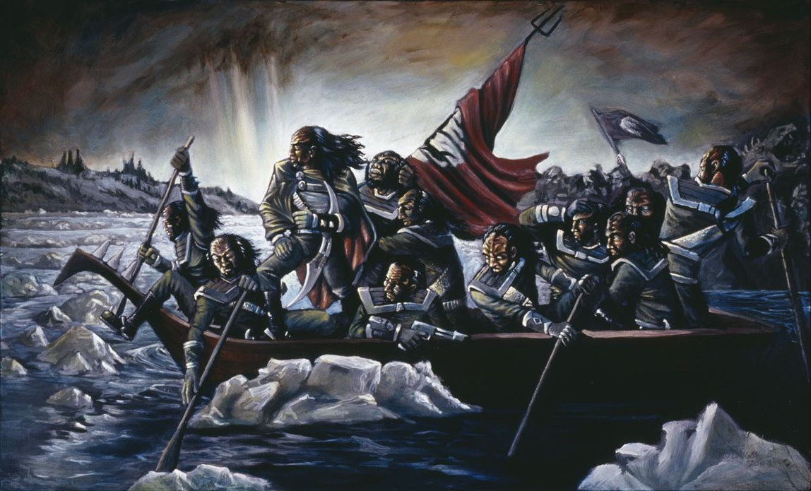 1148x695 Merry Christmas Eve! Now Here Is Your Compilation of Image Parodying Washington Crossing the Delaware