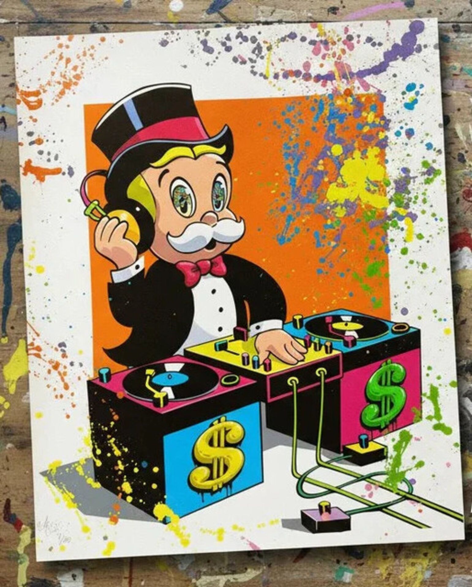 1541x1919 DJ Monopz (hand finished) (2026)