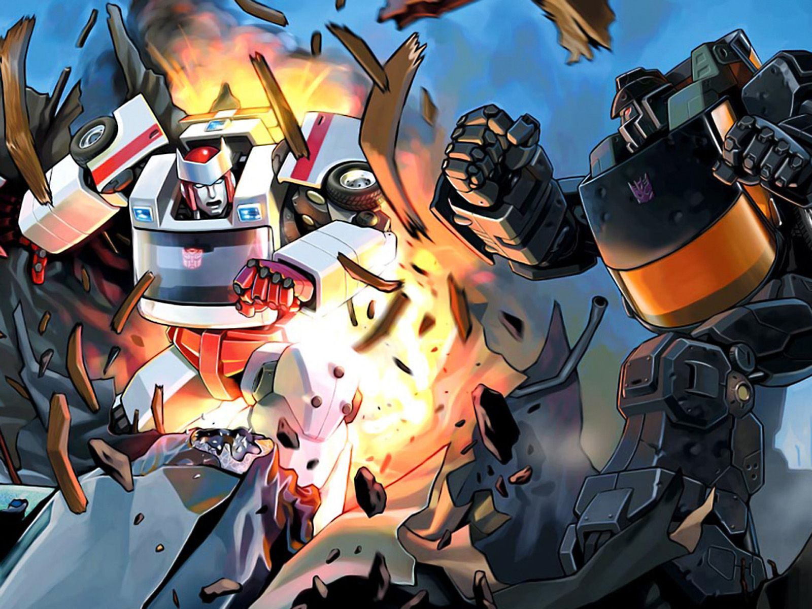1600x1200 Transformers G1 Ratchet Wallpaper
