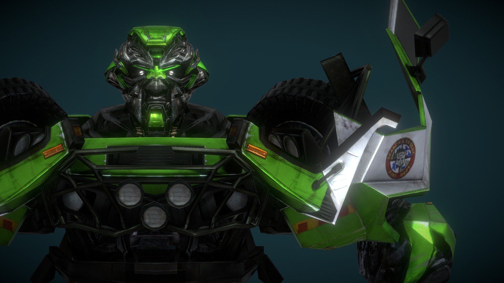 1920x1080 Ratchet [idle].. Transformers DOTM Free 3D model by shamus [c045c78]