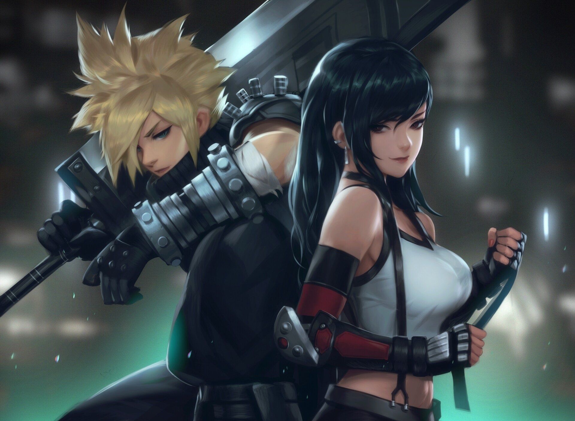 1920x1406 Final Fantasy VII Remake HD: Tifa & Cloud Dynamic Duo Wallpaper