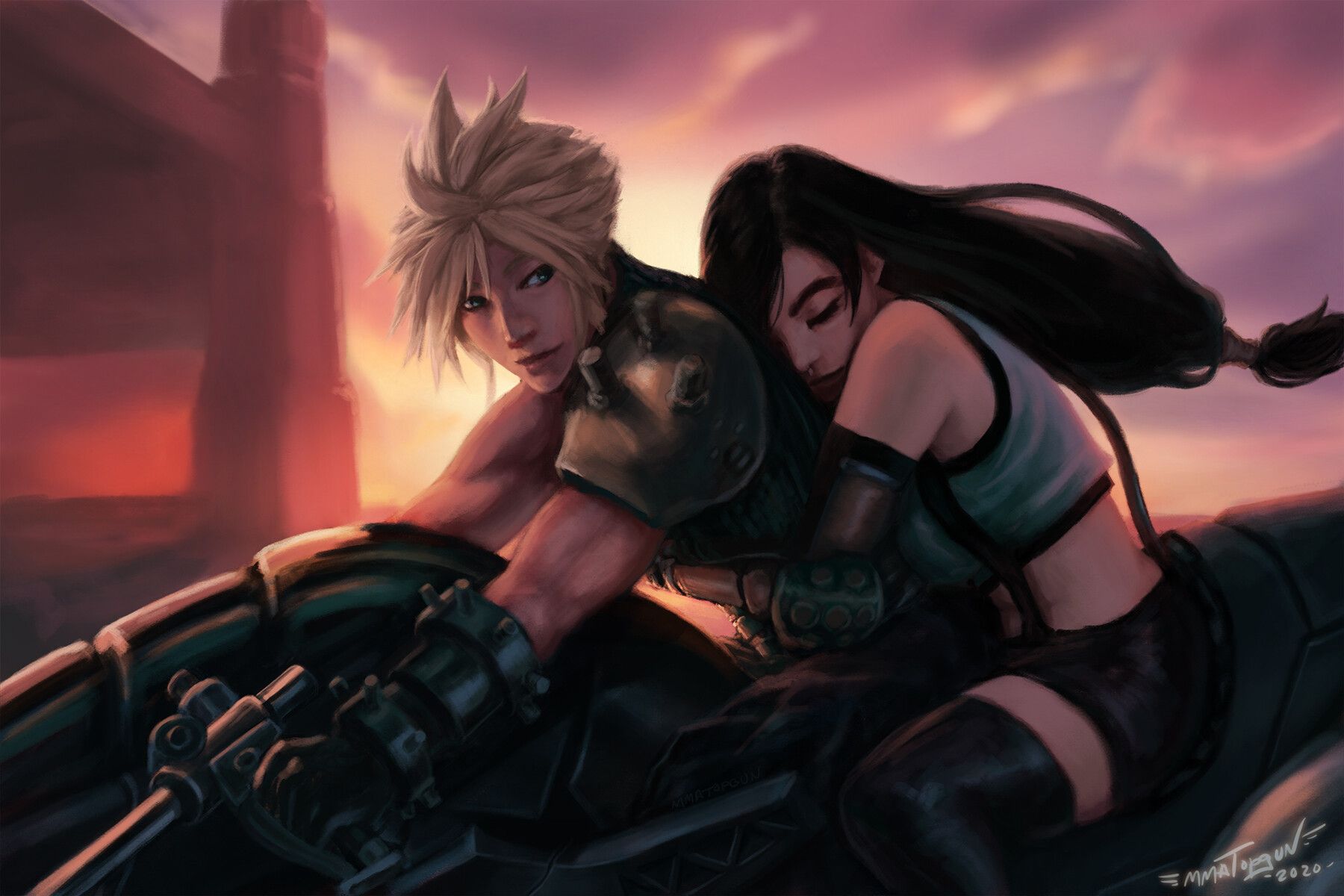 1800x1200 Cloud and Tifa