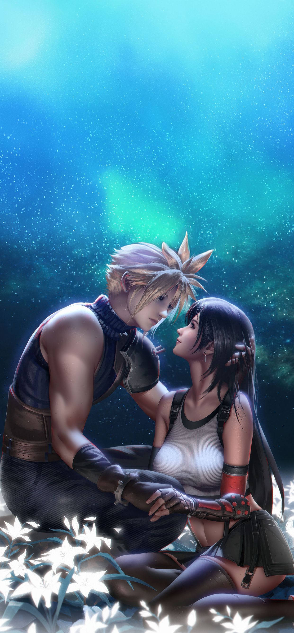 1242x2668 Final Fantasy Vii Cloud X Tifa iPhone XS MAX , HD 4k Wallpaper , Image, Background, Photos and Picture