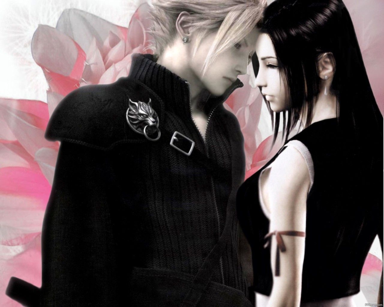 1280x1024 Desktop wallpaper: Anime, Final Fantasy Vii: Advent Children, Cloud Strife, Tifa Lockhart 4K free download for PC. 1436632