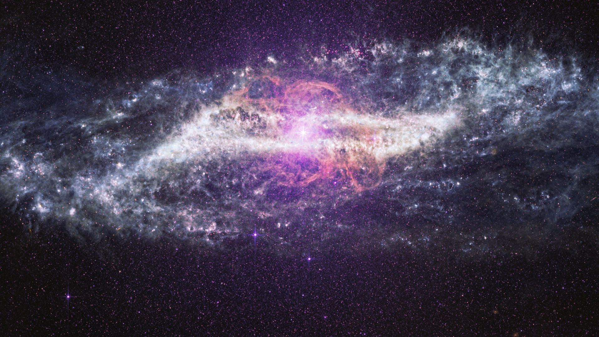 1920x1080 Centaurus A (MIRI Image)