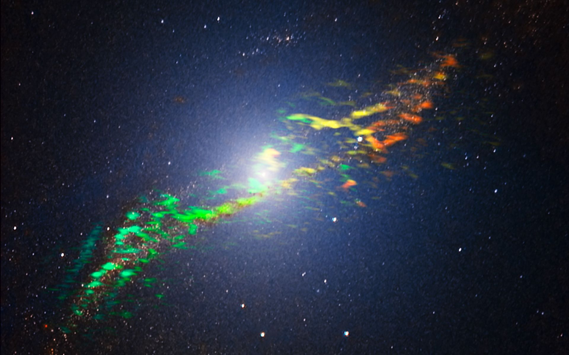1920x1200 The Radio Galaxy Centaurus A, as seen by ALMA Space Wallpaper