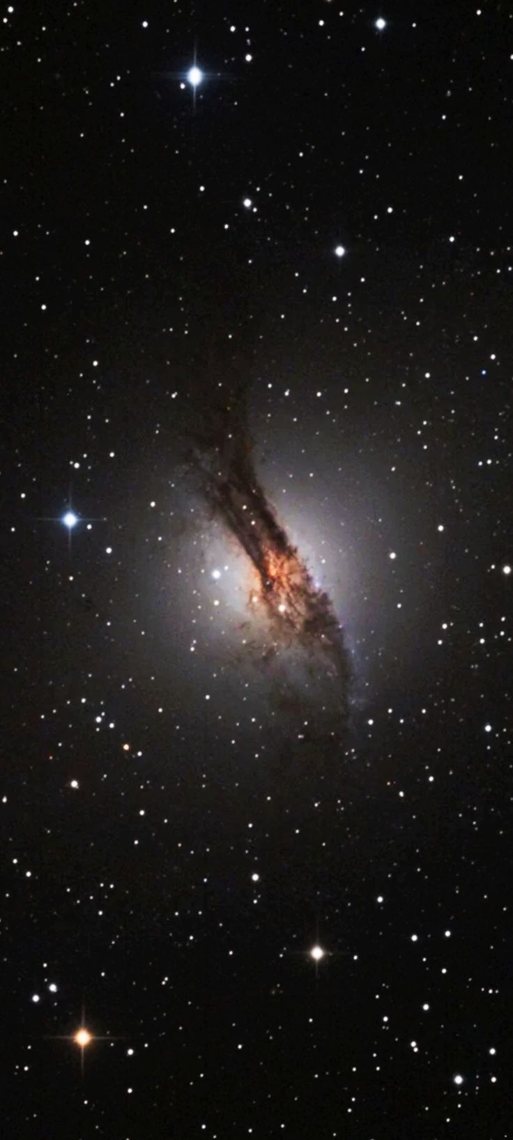 736x1635 Centaurus A Galaxy cropped mobile wallpaper 1080x2400