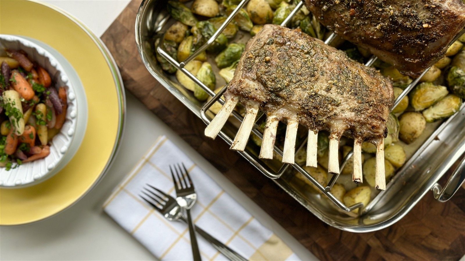 1600x900 Herb Crusted Rack Of Lamb