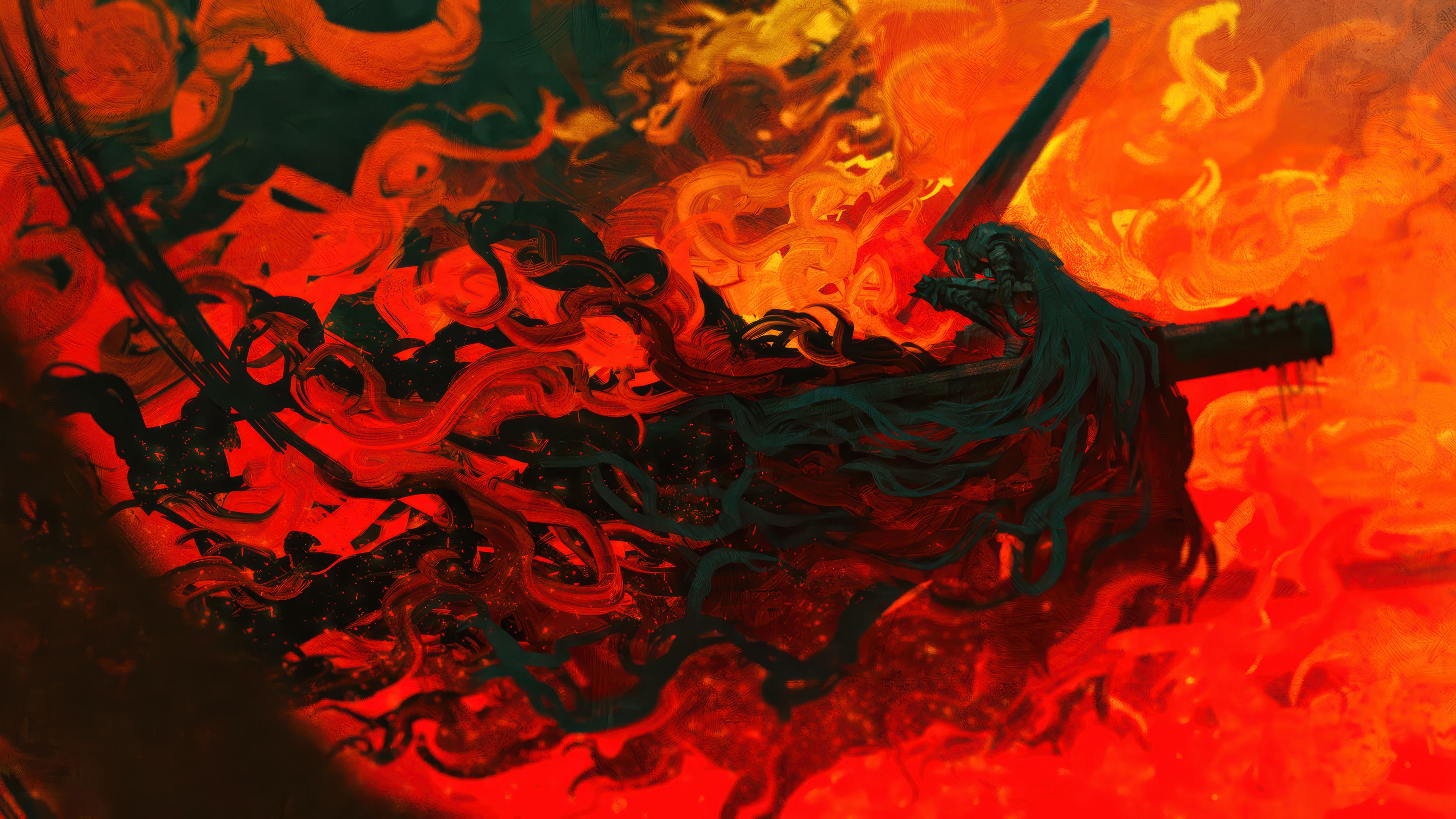 3840x2160 Guts Berserk 4K Wallpaper PC HD q