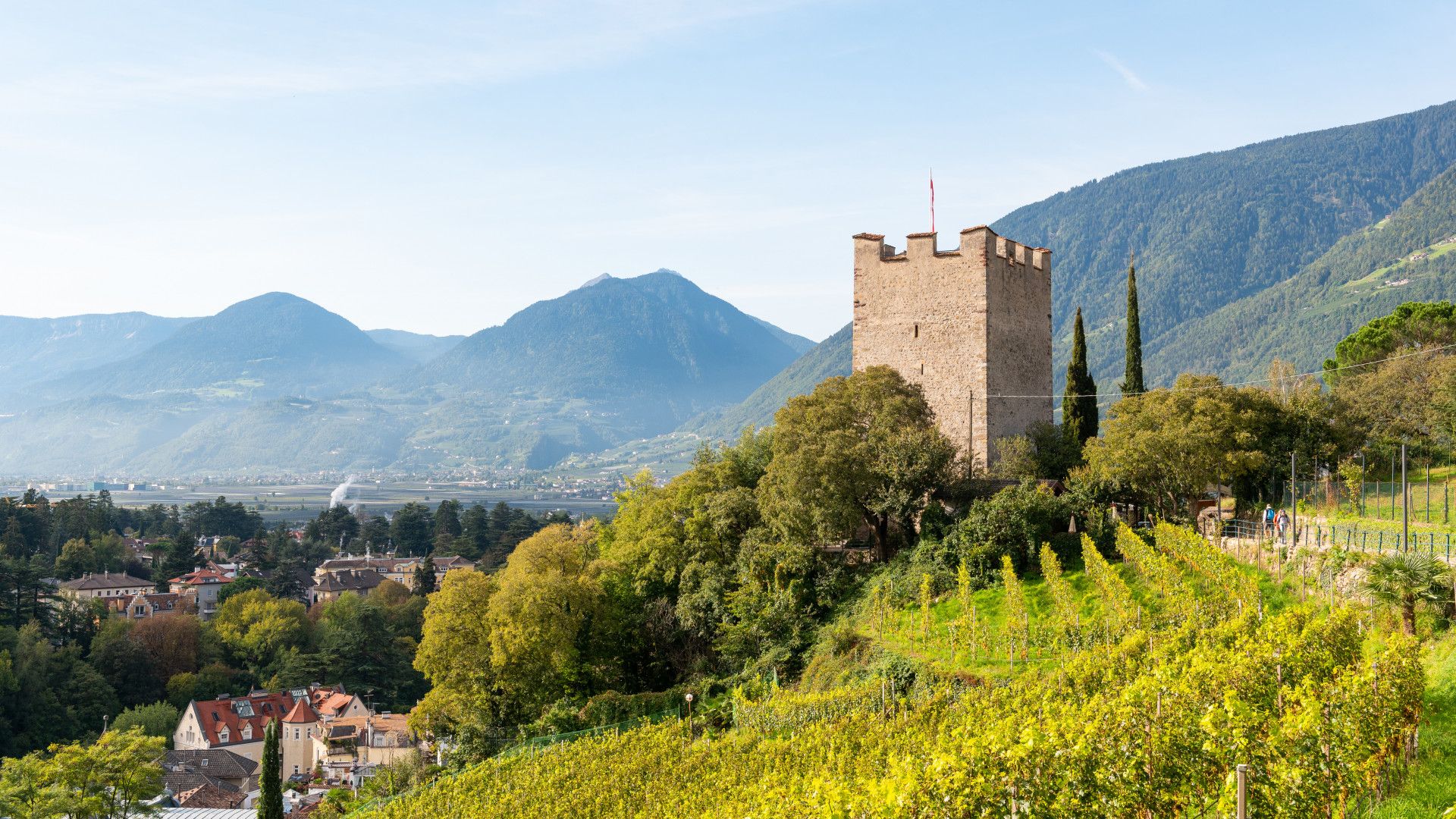 1920x1080 Powder tower in Meran / Merano