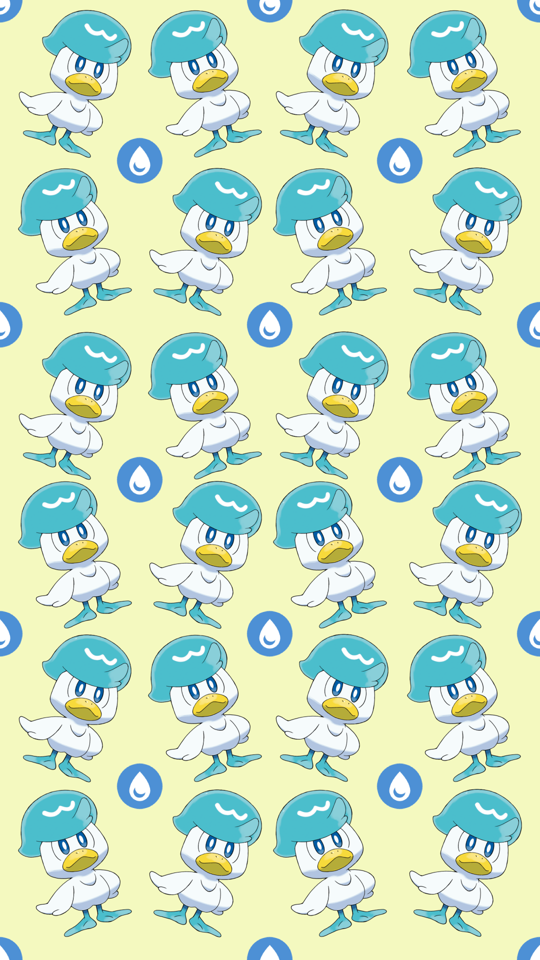 1080x1920 Original Content Pokemon Scarlet and Violet Phone Wallpaper! Wallpaper 3: Quaxly. See Comment for Details