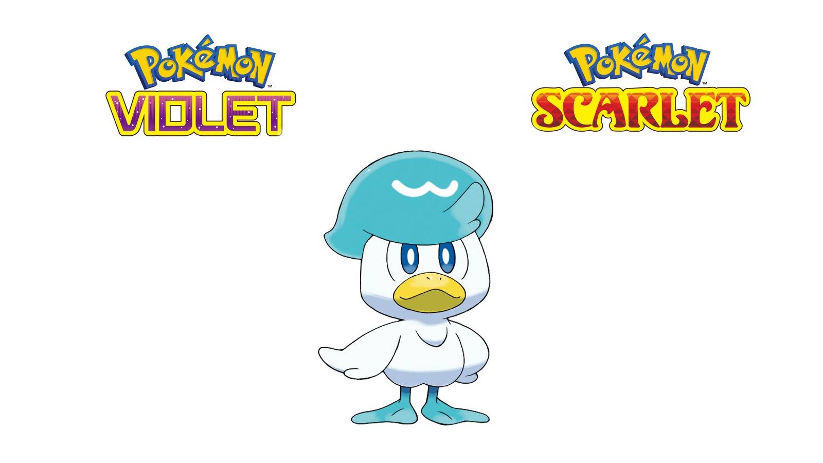 1600x900 Pokemon Fan Draws Picture Featuring Scarlet And Violet Starter Quaxly With Other Duck Themed Pokemon