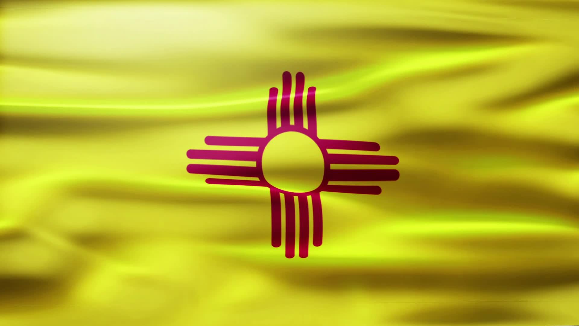 1920x1080 New Mexico Flag Loop