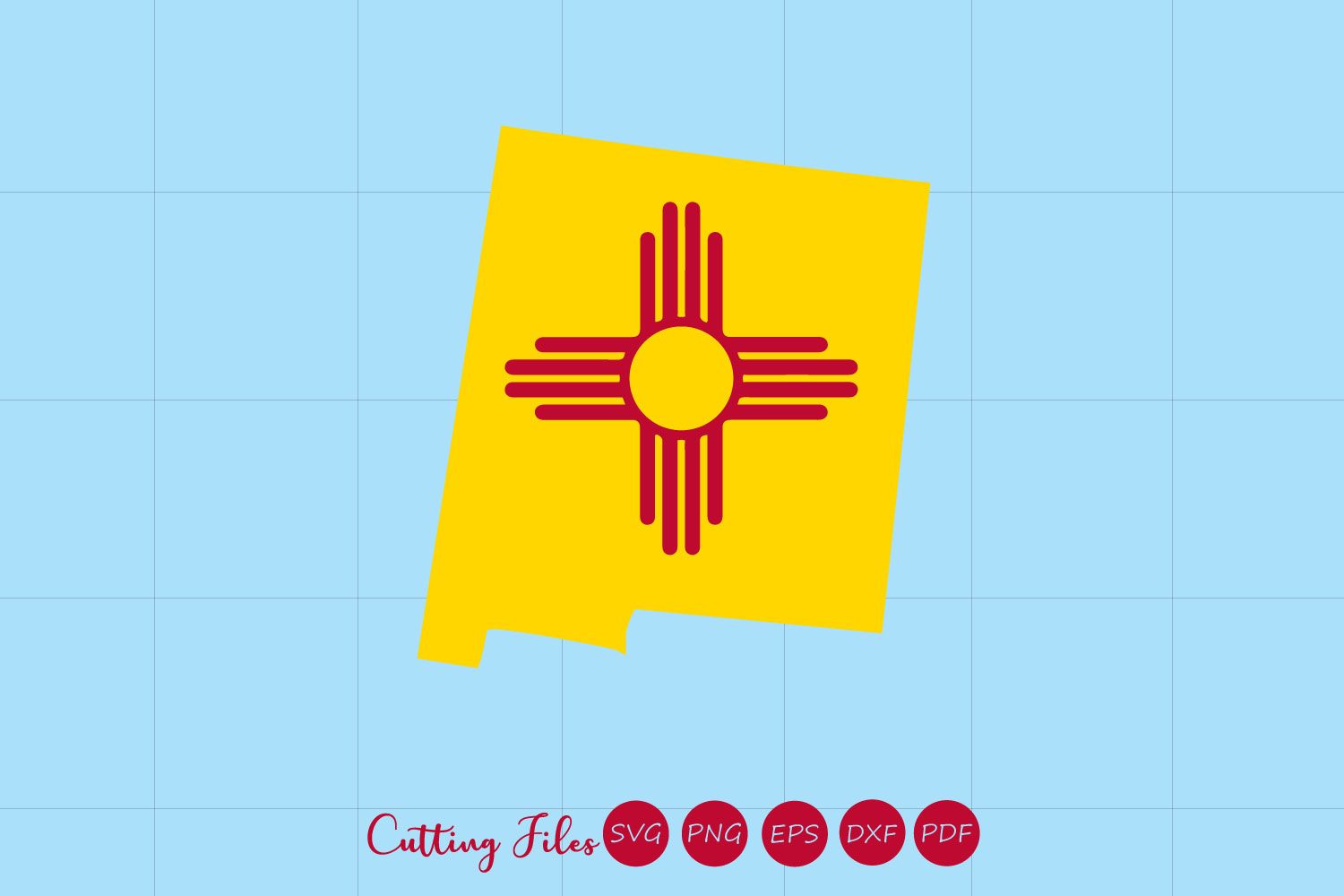 1500x1000 New Mexico State with Flag Background Graphic by HD Art Workshop · Creative Fabrica