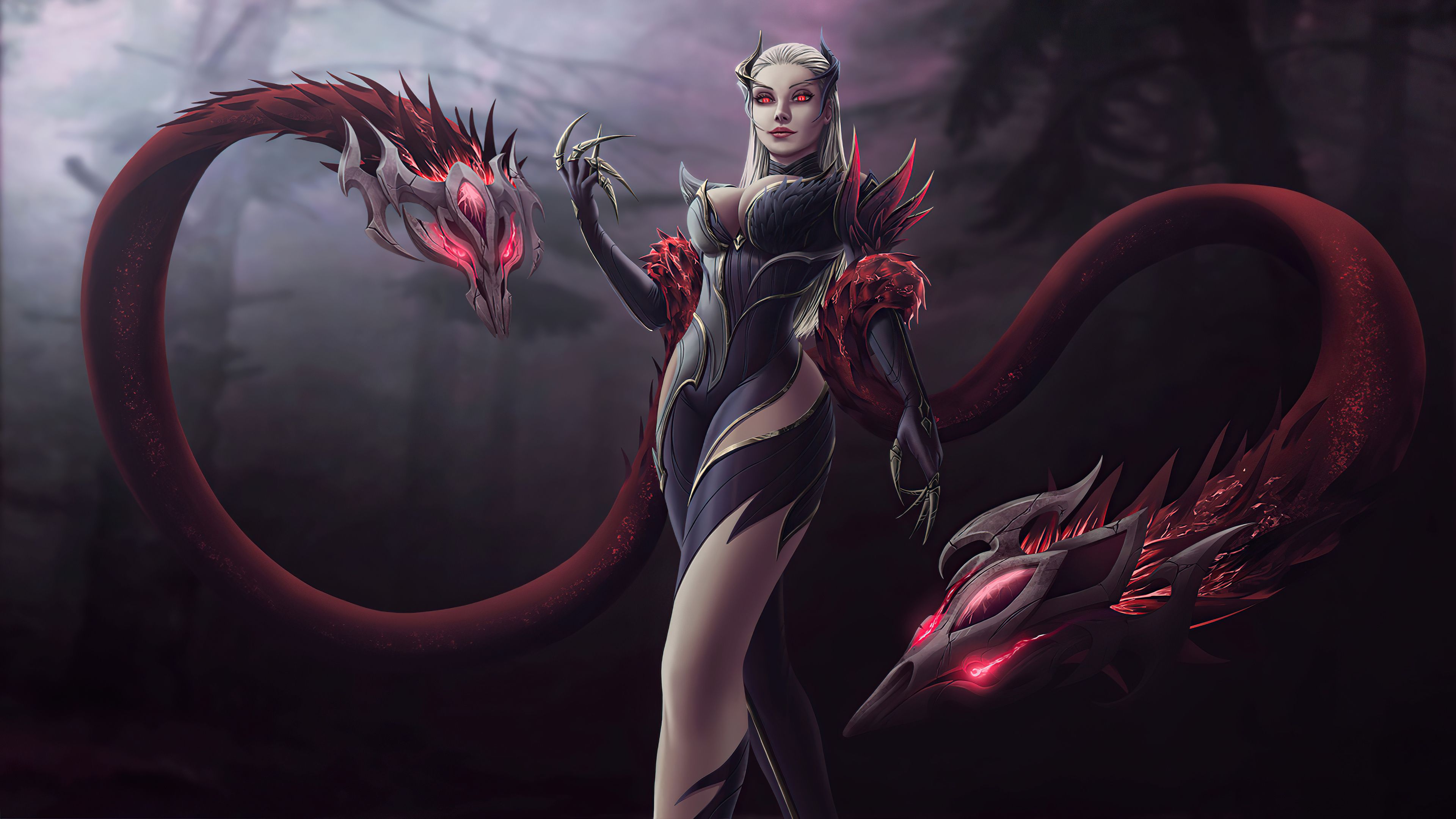 3840x2159 Coven Evelynn League Of Legends 4k Wallpaper, HD Games Wallpaper, 4k Wallpaper, Image, Background, Photos and Picture