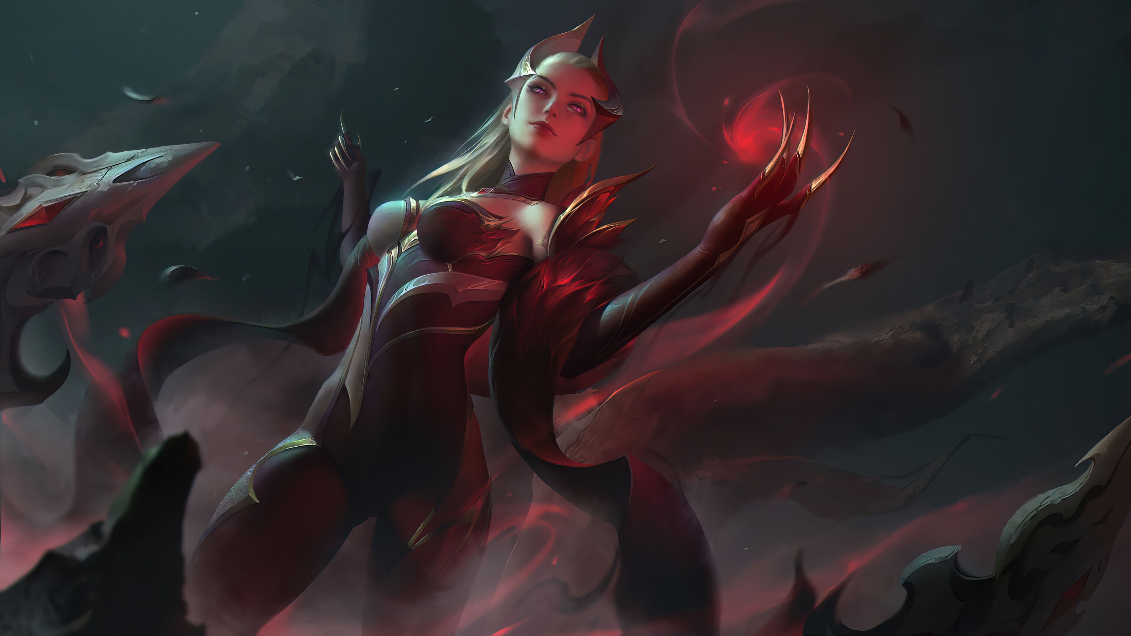 3840x2160 Coven Evelynn Lol Wallpaper 4K PC Desktop e