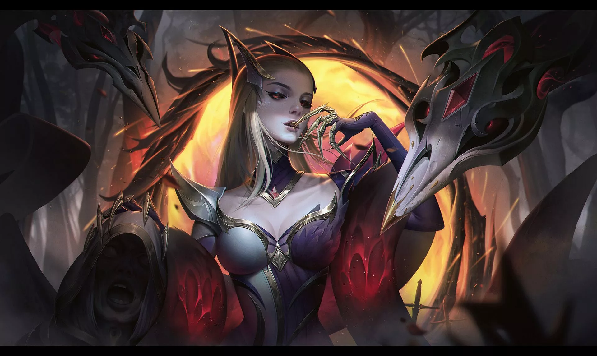 1920x1145 Coven Evelynn Wallpaper