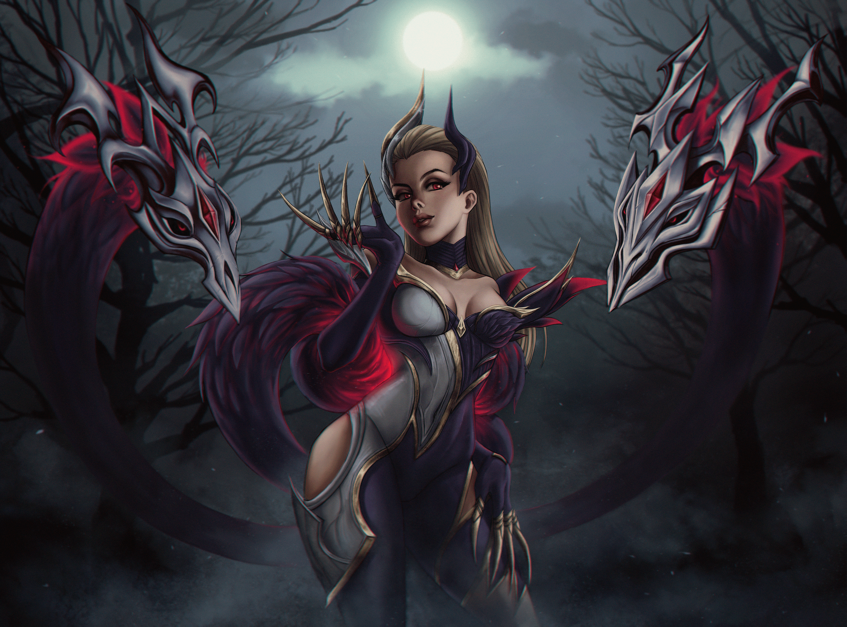 3493x2586 Coven Evelynn (Art by me)