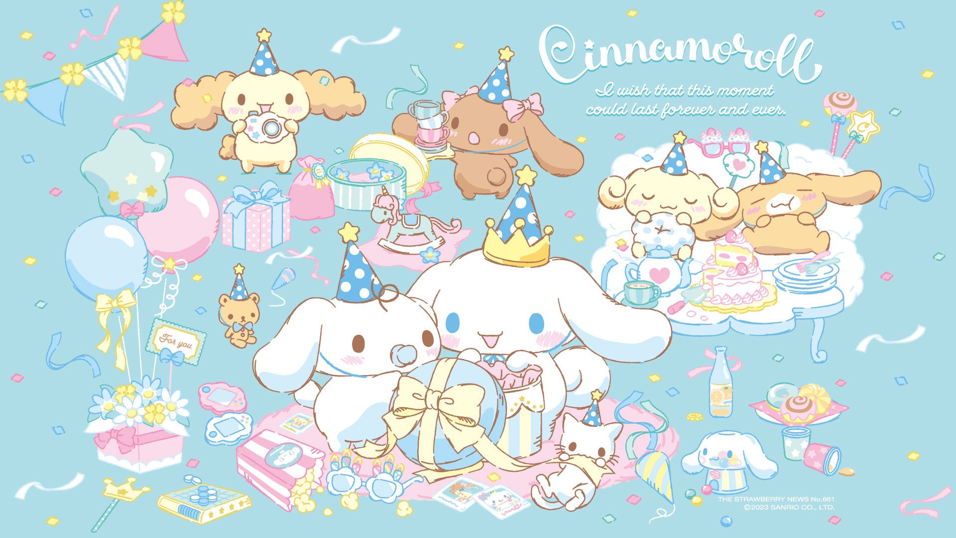 1920x1080 Cinnamoroll Pastel Party Wallpaper For Desktop & Mobile