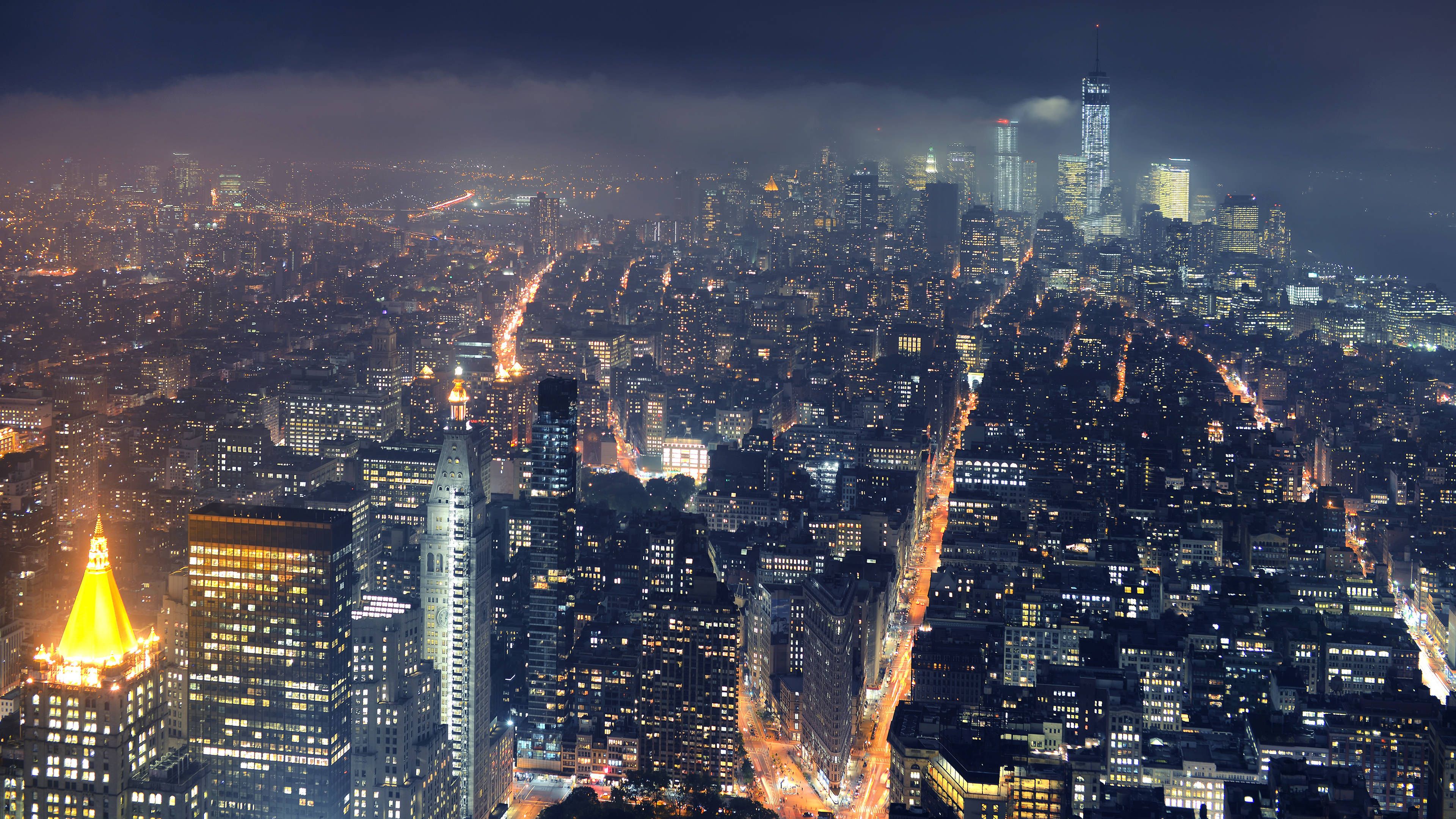 3840x2160 Download The Vibrant Landscape Of New York City In 4K Wallpaper