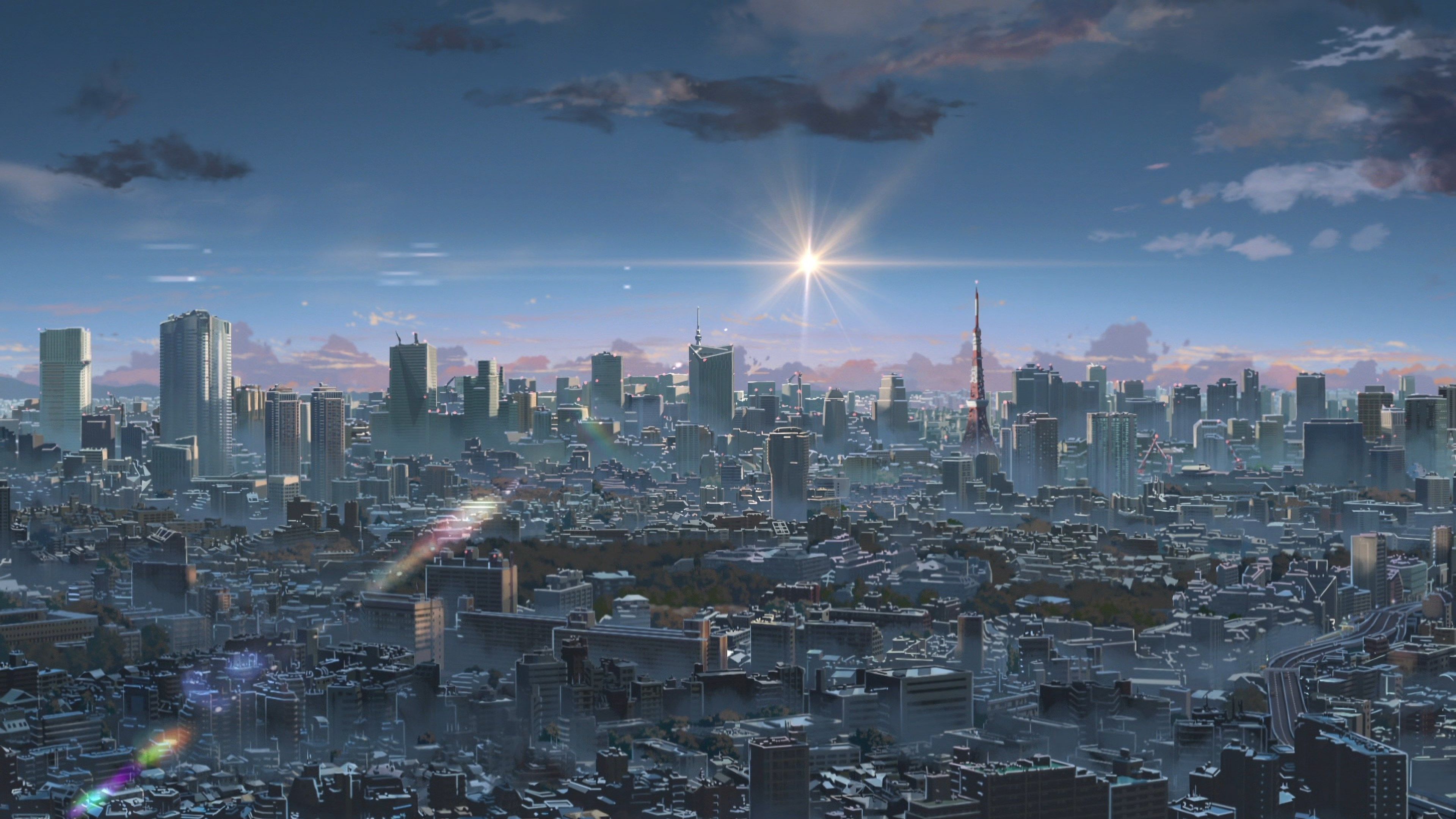 3840x2160 City Sunshine Wallpaperx2160