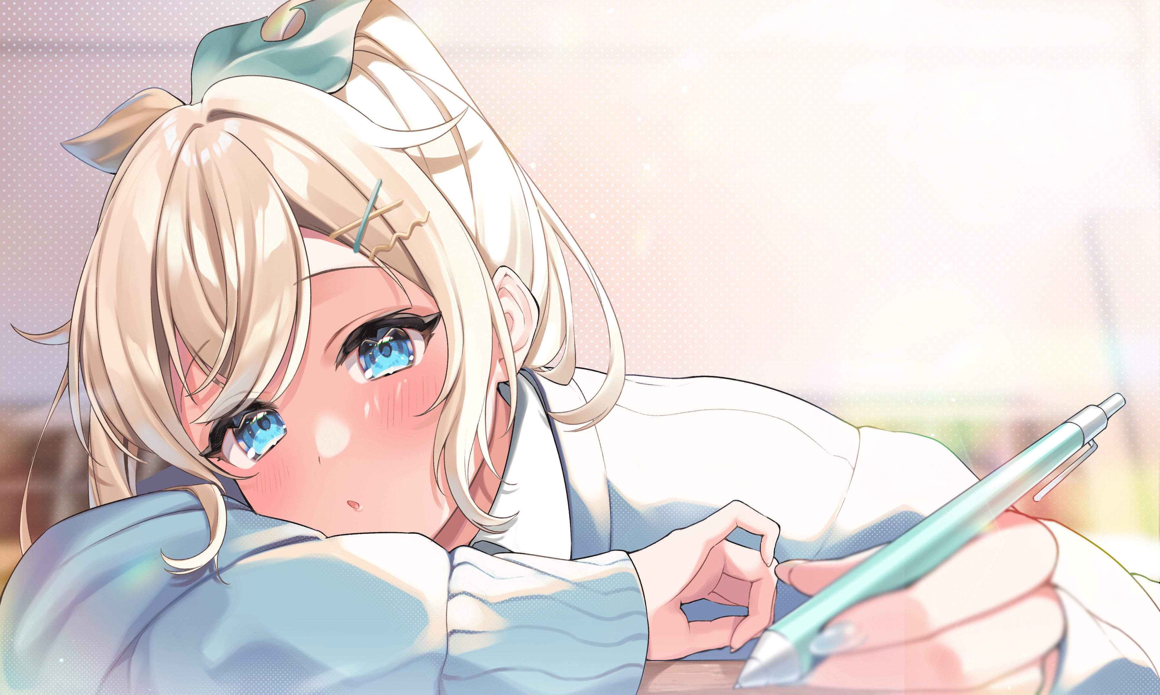 3840x2300 Download Hololive Kazama Iroha Anime Virtual Youtuber 4k Ultra HD Wallpaperx2300