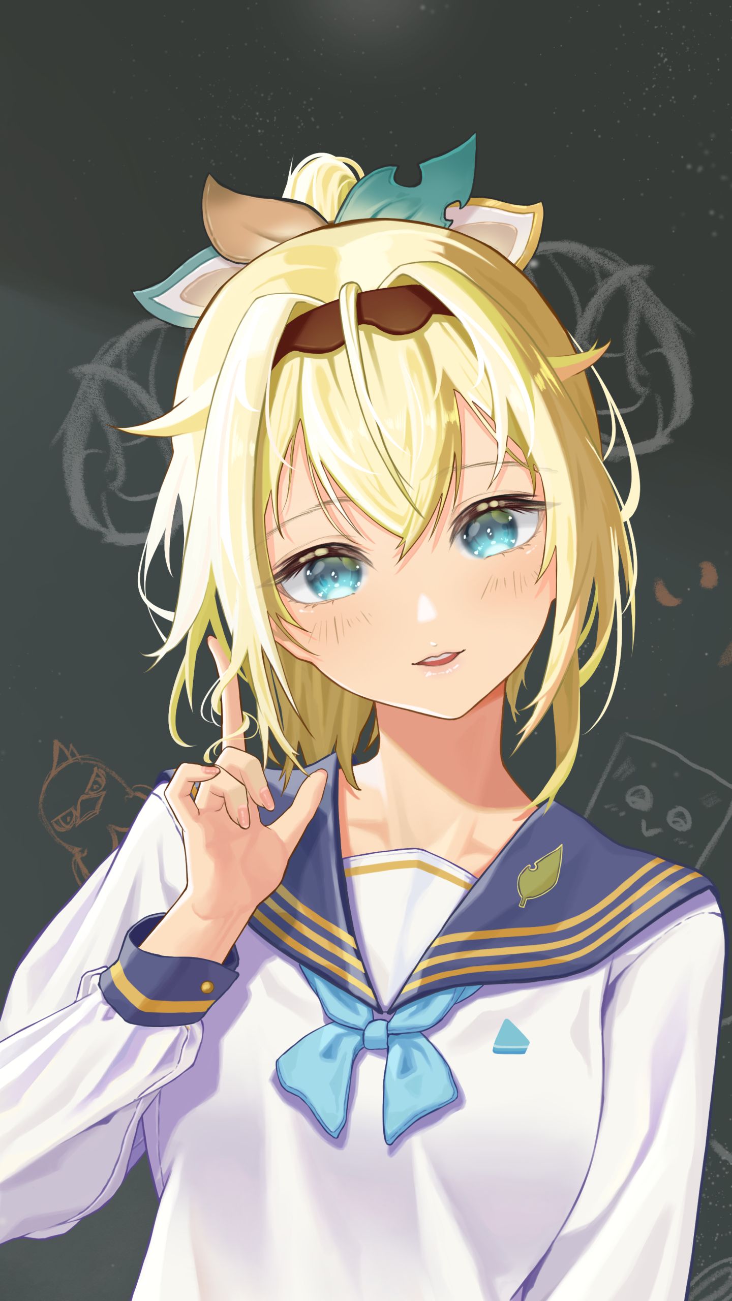1440x2560 Phone wallpaper: Anime, Virtual Youtuber, Hololive, School Uniform, Kazama Iroha 1430839