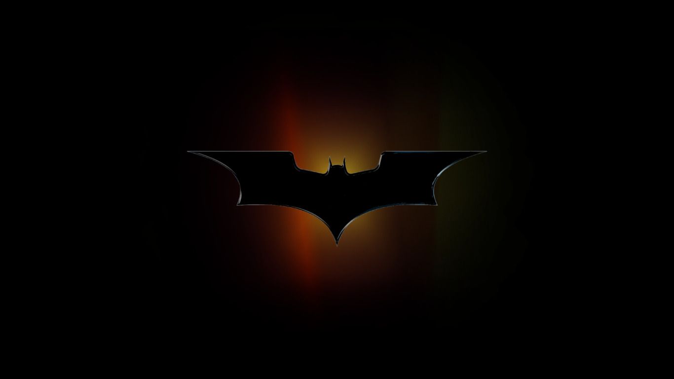 1366x768 Batman Logo, Batman, Comics, DC Comics, Black Wallpaper HD / Desktop and Mobile Background