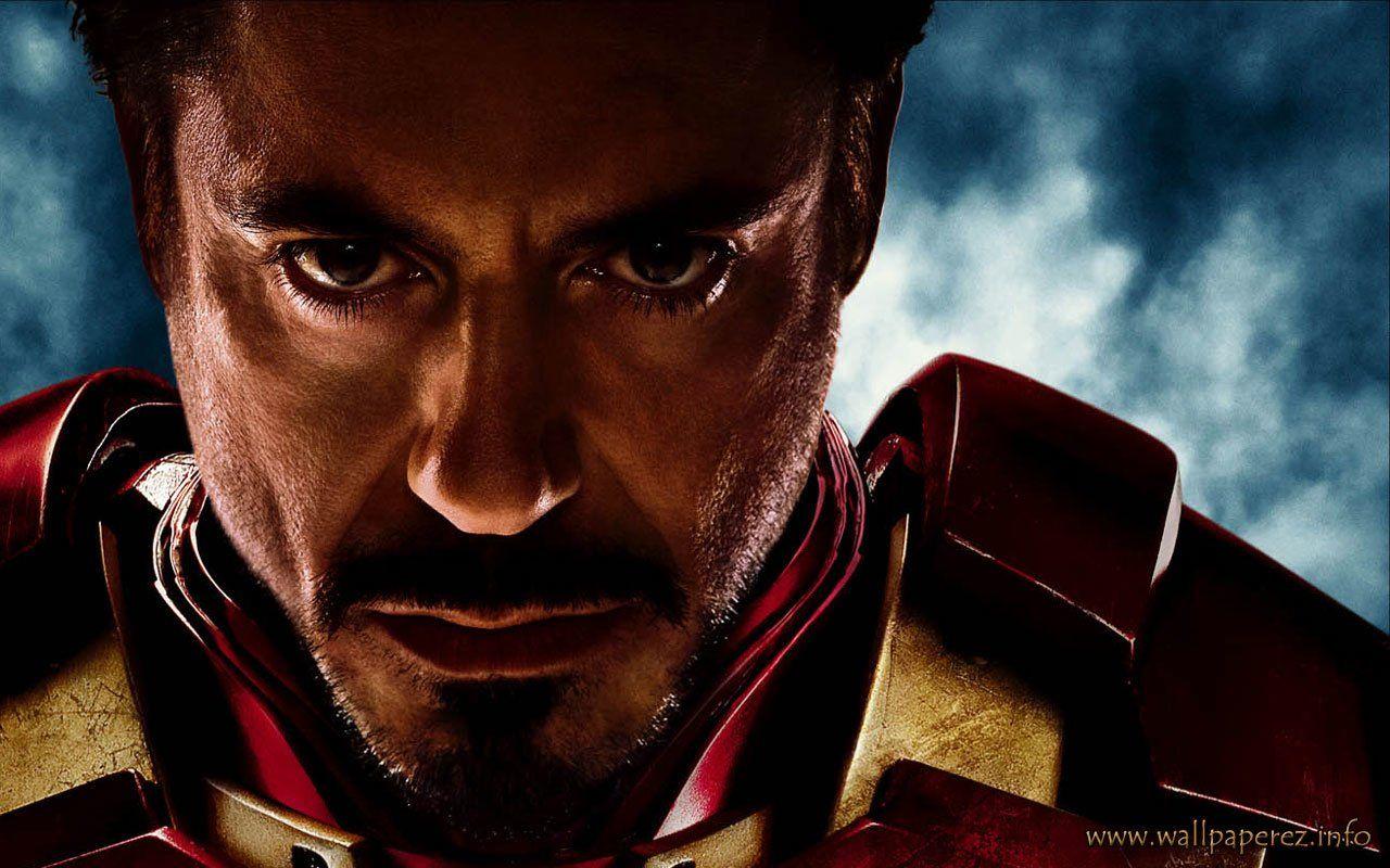 1280x800 Tony Stark Face Wallpaper