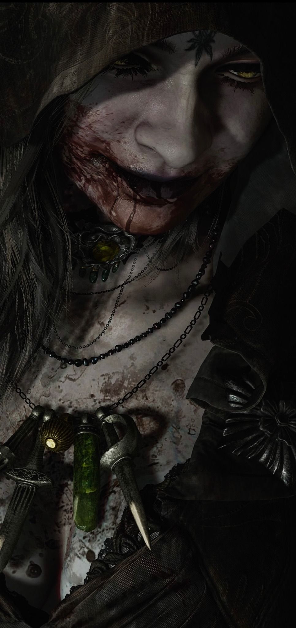 966x2048 Cassandra Dimitrescu Wallpaper