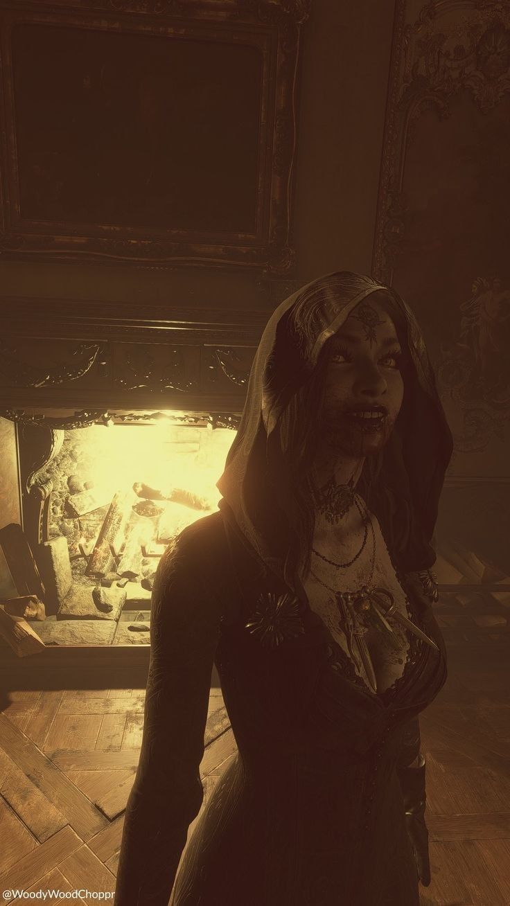 736x1308 Cassandra Dimitrescu (Wallpaper)