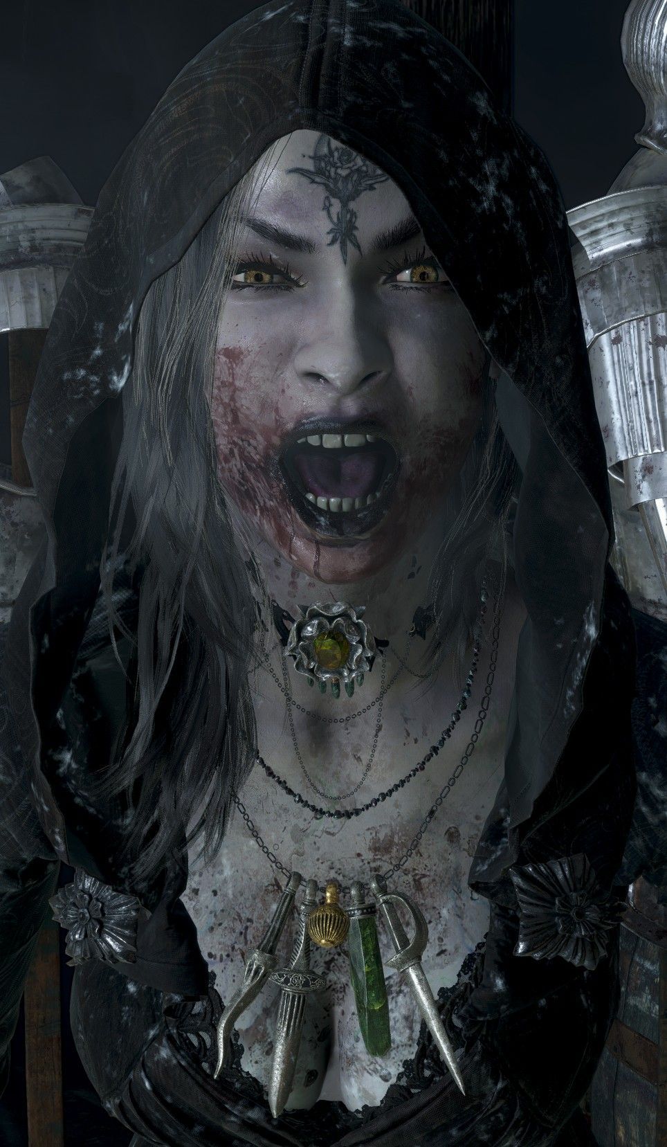 964x1657 Cassandra Dimitrescu Wallpaper