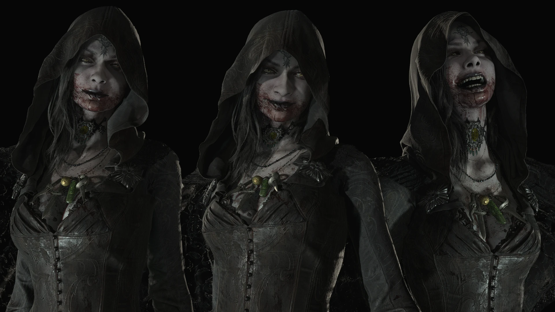 1920x1080 Cassandra Dimitrescu Over Bela And Daniela at Resident Evil Village Nexus and community