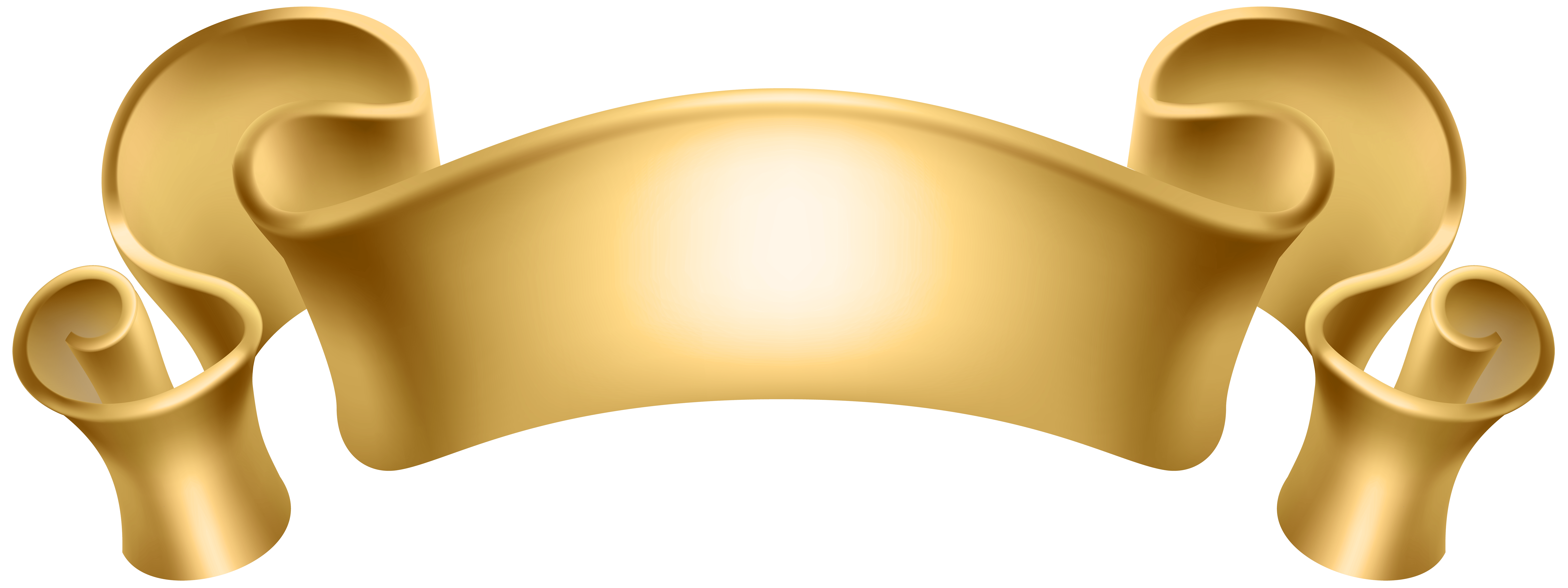 8000x3000 Gold Decorative Banner Transparent PNG Clip Art​-Quality Free Image and Transparent PNG Clipart
