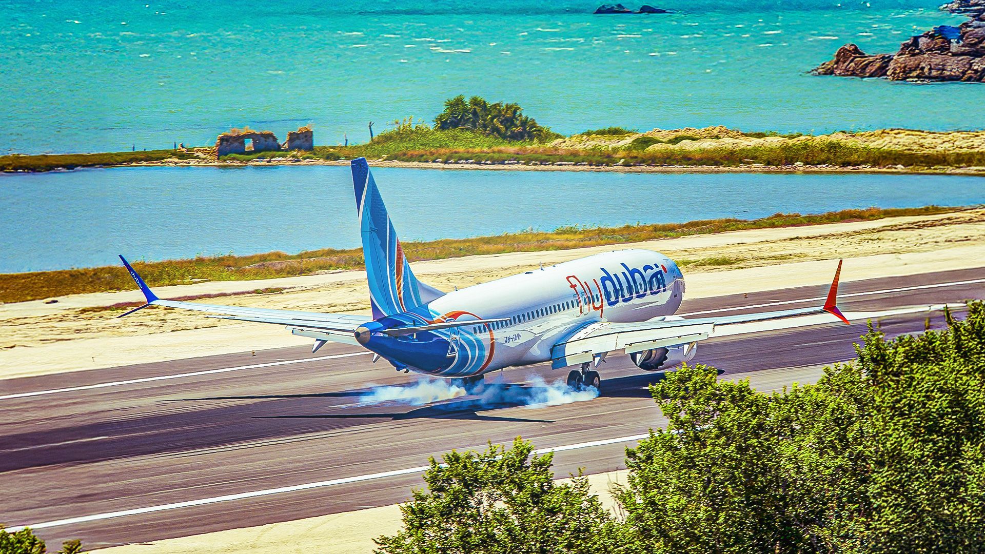 1920x1080 flydubai's Extensive Network: 119 Destinations and Hour Boeing 737 MAX Flights