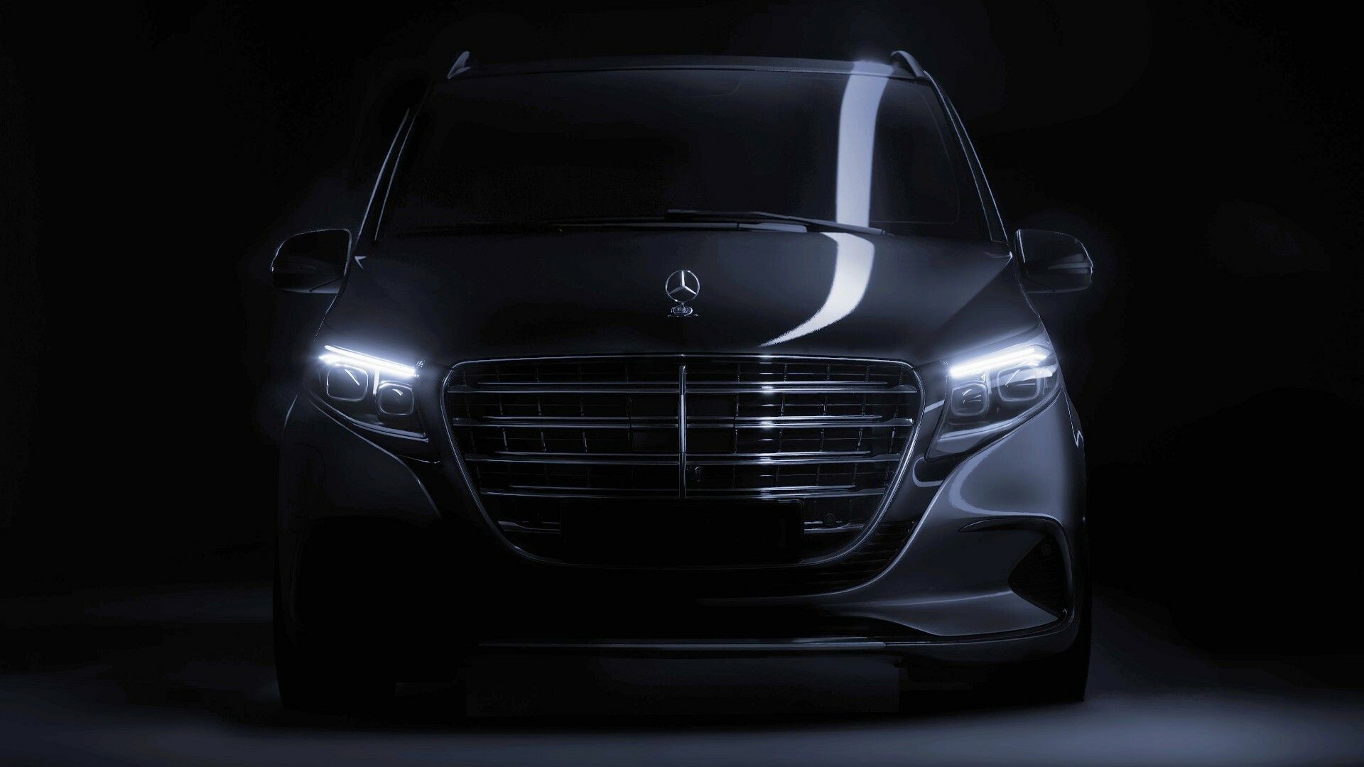 1920x1080 Mercedes Teases Facelifted V Class, Vito, And EQV Prior To Their Debut This Summer