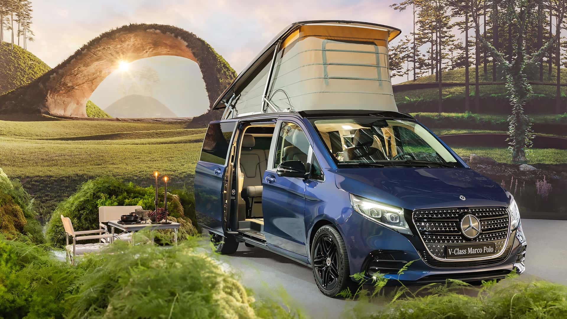 1920x1080 Mercedes V Class Marco Polo Debuts With Redesigned Exterior And Interior