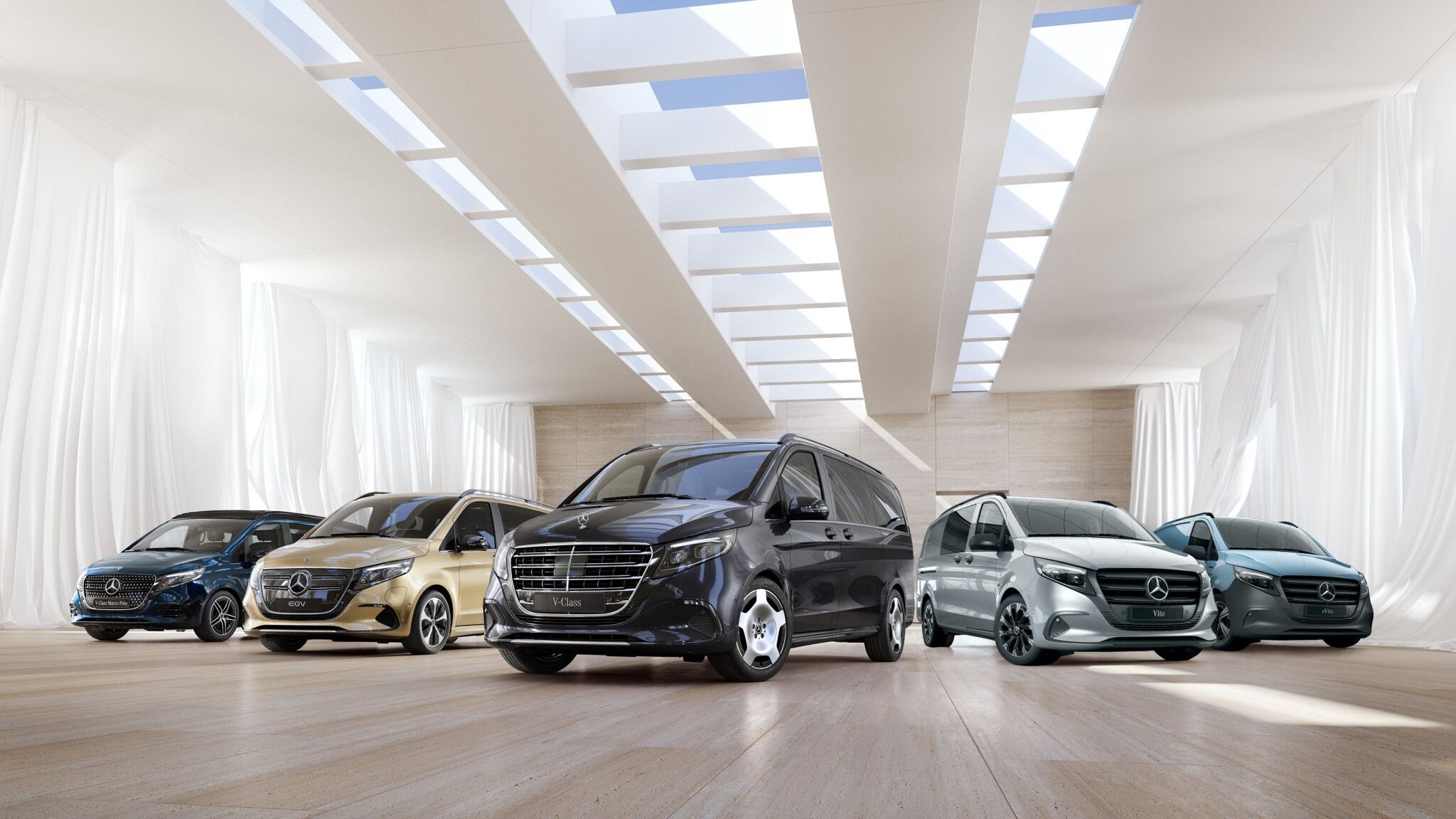2048x1152 The 2024 Mercedes V Class: More Style, More Tech And The Senzati Touch VIP V Class People Carriers